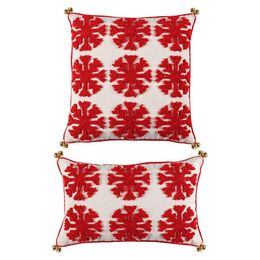 Cushion/Decorative Pillow Decorative Christmas Throw Cover Pillowcase For Couch Sofa Bed Woven Tufted Cotton Living Room Office Gifts ForCus