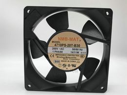 Freight free original nmb-mat FAN 12025 4710ps-20t-b30 220V 14 / 11W 12cm plug-in fan