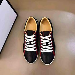 Luxury men retro low-top printing designer mesh slip-on running shoes ladies fashion mixed breathable mVCX135