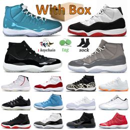 girls army boots UK - Comfortable 11 Jumpman Basketball Shoes Concord Designer Dolphins 11s Men Low Cherry Cool Grey Sports Space Jam Pantone Trainers Sneakers Midnight Blue Women EUR 47