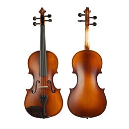 -Spruce Wood Matt 1/8 1/4 1/2 3/4 4/4 Geigenhandhand von Musikinstrumenten Pickup Pickup Rosin Case Geigenbogen 315a