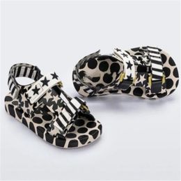 Sommer Neue Stil Designer Kinder Sandalen Jungen Mädchen Römische Gelee Schuhe Leopard Print Kinder Prinzessin Strand Sandale Hausschuhe
