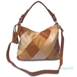 Cross Body Ladies Luxury Handbag Fashion Shoulder Bag Large Capacity Retro Soft Pu Leather High Quality Satchel