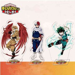 Keychain Woman My Hero Academia Key Chain Men Acrylic Standing Key Ring Unisex Elegant Anime Jewellery Cute Cartoon Deku Llaveros AA220318