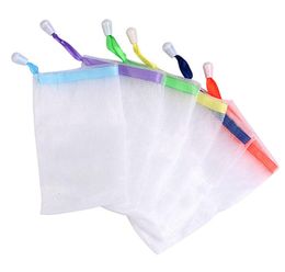 Mini Foam Net Storage Bags Cleaning Gloves Mosquito Nets Soap Mesh Manual Bag Bathroom Accessor Laundry Products