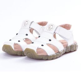 Sandals Summer Genuine Leather Kids Soft Comfortable Beach For Boys Girls Baby Anti-Slip Toddler Shoes SandalySandals