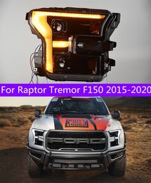 Auto LED Head Lights For Raptor Tremor F150 20 15-20 20 F-150 Pick-up LED Headlights Assembly Upgrade DRL Bicofal Lens Lamp Accessories
