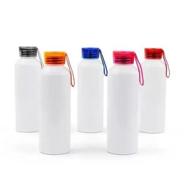 UPS DIY Sublimation Blanks White 750ml 24oz Water Bottle Singer Layer Aluminum Tumblers Drinking Mug Cups Tumbler With Lids