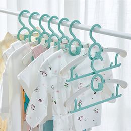 51020pcs Ropa de ropa Baby Racks Flexible Clothing Display Kids Hangers Niñadores Niños Niños Pugarios Organizador 220526
