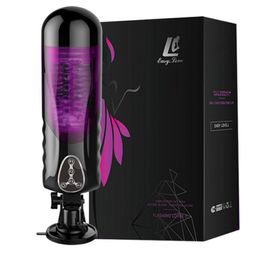 Easy Love Automatic High Speed Telescopic Rotating Voice sexy Machine Vagina Pussy Vibrator Male Electric Masturbation Cup