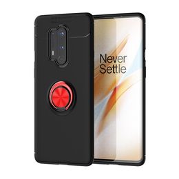 oneplus 7t case UK - Slim Thin Soft TPU Cover Magnetic Bracket Kickstand Case For Oneplus 8 Pro One Plus 8 7T Pro 7 6T 6217O