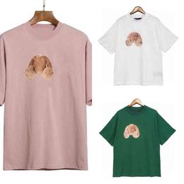2022 Mens Womens Designers Palm t Shirts for Angels Men s Tops Bear Letter Tshirts Clothing Short Sleeved Tshirt Palms2176 Tshirts Brands 2