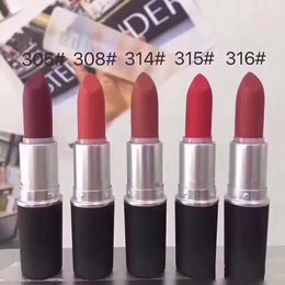 2022 Free Ship MAKEUP powder kiss lipstick Aluminium tube matte shell 12pcs/lot long lasting waterproof girl cosmetics