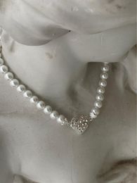 Pendant Necklaces Love Beads Necklace Retro Fashion Hearts Temperament Luxury Jewellery WomenPendant
