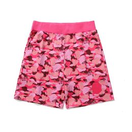 Mens Designer Shorts Casual Verão Cinco Calças Pant Camo Nova Cor Impressão Hip Hop Cintura Elástica Rosa E Azul Basquete Tamanho M-3XL Homens de Alta Qualidade Streetwear