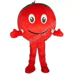 Festival Dress red tomato Mascot Costumes Carnival Hallowen Gifts Unisex Adults Fancy Party Games Outfit Holiday Celebration Cartoon Character Outfits