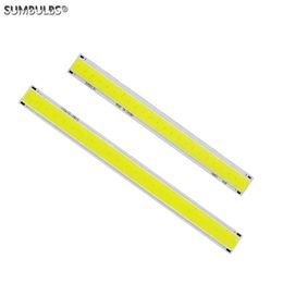 SUMBULBS 14cm 4W 17cm 5W DC12V Input COB Strip Light source Bar led Bulb for LED Daytime Running Lamp H220428