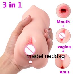 -Realistisches Silikon echter Sex Virgin Cup Sex Shop gefälschte erotische Männer Vergnügen Männliche Masturbator Vagina Spielzeug für Männer Y201118 LFK2