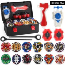 Handle 12pc/box Beyblade Spinner Metal Burst Blade Decompression Spinning Arena 4D Bey Beyblades Launcher Fusion Top Toys For Facli