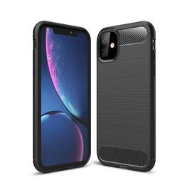 Carbon Fibre Phone Cases For iPhone 13 11 12 Pro Mini X Xr Xs Max 6 6S 7 8 Plus Cover For Samsung S21 S20 Ultra S10 S9 S8 Note 20 10 9 DHL Ship