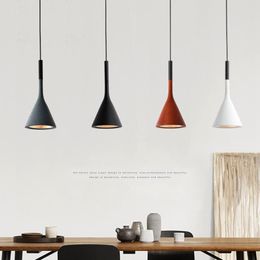 Pendant Lamps Nordic Modern LED Chandelier High-quality Kitchen Bars Home Bedrooms Hanging Chandeliers Coffee Shops Without BulbPendant