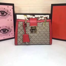Designer Bags Luxury Padlock Medium Shoulder Bag 479197 handbags purse PVC Chain fashion women Leather Tote