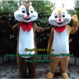 Mascot doll costume Factory Outlet Chipmunk Mascot Costume Set Cartoon Costume Birthday Party Fancy Dress Party 1060