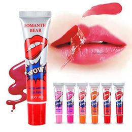 Lip Gloss Long Lasting 24 Hours Peel Off Liquid Lipstick Waterproof Mask Lips Makeup Tear Pull Lint Cosmetic WholesaleLip