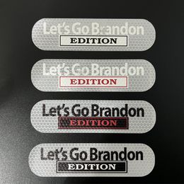Lets Go Brandon Car Edition Decoration Body Sticker Cars Tail Reflective Stickers