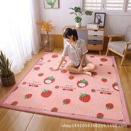 2cm Thickened Coral Velvet Tatami Floor Mat Carpet Bedside