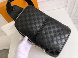 Avenue Sling Bag Mens Designer Leather Shoulder Bags Mans Luxurys Designers Cross Body Purse Wallet Hobos Message Crossbody Handba313H