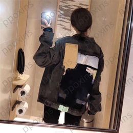 Fashion designer Men's Jacket Tiktok New Denim Worn and Damaged Can Be Pasted with High-end Contrast Fashion Winter Jackets for Men Coat Windbreakers