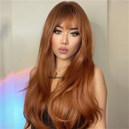 Long Colourful Wavy Wig Natural Wigs For Girls Summer Party Costume Cosplay Daily Use