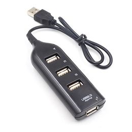 Mini 4 Port USB 2.0 Hub Switch Charger USB Splitter Cable For Laptop PC Win95/98/2000/ME/X Computer Peripherals Accessories