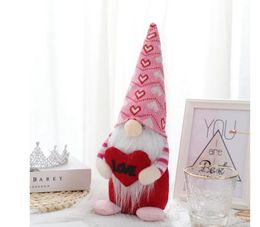 Valentines Day Gnome Bear Love Faceless Party favor Gnomes Gifts Doll Window Props Decoration Toys Ornaments