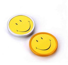 49mm Magnetic exhibition store worker employee smile face chest badge