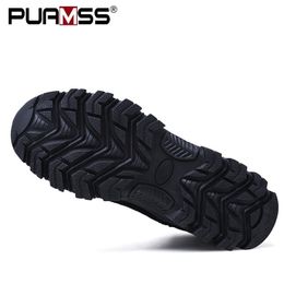 New Ankle Rubber Military Combat Men Sneakers Casual Shoes Outdoor Work Safety Boots Y200506