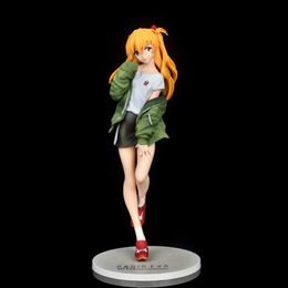 Anime 2021 Nuova Eva Shikinami Asuka 1 7 Scala PVC Action Figures Figure Figure Modello Toys Dolli Gift Q0722247J