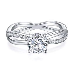 Hot Sales Designer Moissanite Jewellery Wedding Ring Fashion Rings for Women 1 Carat or 2 Carats