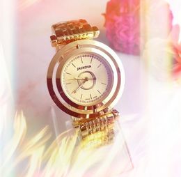 Dial Rotating Designer Women Watches 38MM dial Gold Silver Stainless Steel Quartz Lady Watch Super Elegant wristwatch Girl Valentine's present gifts