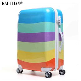 Women Travel Luggage Case Spinner Suitcase Men Rolling On Wheels Inch Lady suitcase Trolley Bag J220708 J220708