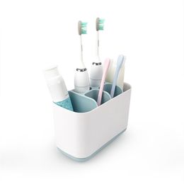 Toothbrush Storage Box Toothbrush Holder Wash Set Bathroom Rack Bathroom Accessories Shaving Rack Cosmetics Storage Equipment T200506