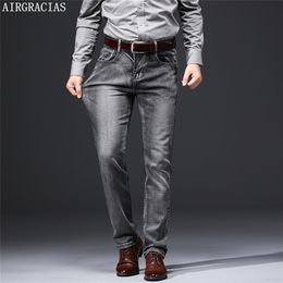 AIRGRACIAS Men Men Jeans Classic Retro Stretch Jean For Male Business Casual Denim Pants Long Trousers SIZE 28-38 201128