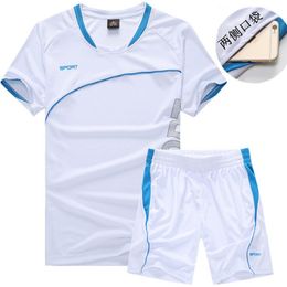 Summer Fashion Men Casual Sports Short Sleeve T shirt Suit Elastic Waist Basketball Shorts 2Pcs Comfortable Breathable Set 220621