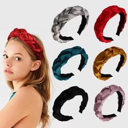 Knot Hairband Headbands Velvet Twist Hair Sticks Head Wrap Headwear for Girls Hair Accessories Women Kids Braid Hair Sticks 10 Colors