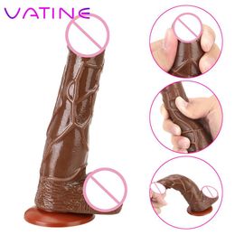 VATINE M/L Suction Cup Dildo Anal Plug G Spot Vagina Stimulator Flexible Penis Female Masturbation sexy Toys for Women