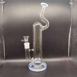 pyrex water pipes 18.8mm Female Joint bongs Tire Perc glass bong 35cm Height dab rigs