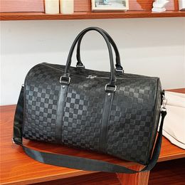 Women Large Luggage Travel Bag Luxury Unisex Leisure Fitness Weekend Suitcase Soft Leather Duffle Weekender s 220509