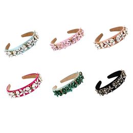 New Trendy AAA Zircon Colourful Crystal Hair Bands for Women Simple Cute Butterfly Handmade Headband Hair Accessories