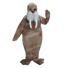 Halloween Walrus Mascot Costume High Quality Cartoon Character Outfits Carnival Adults Size Birthday Party Outdoor Outfit Unisex Dress Outfit